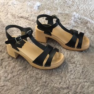 Swedish Hasbeens clog sandals